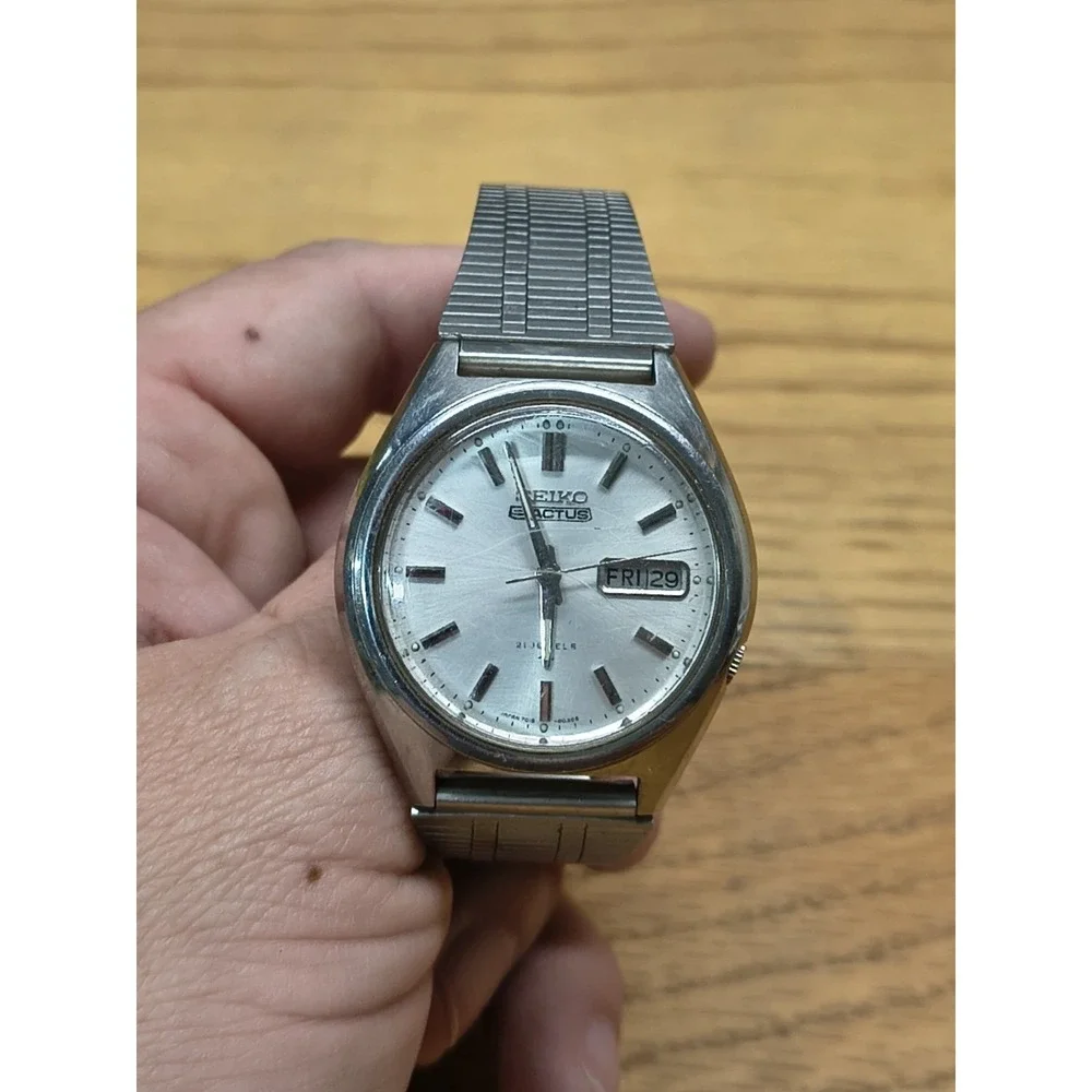 Working Seiko‎ 5 Actus Men Watch Automatic Day-Date